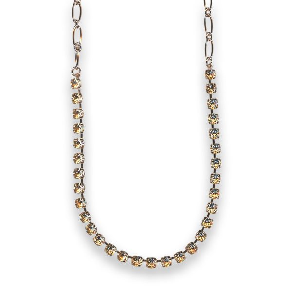 Necklace by Mariana Lovely Light Peach Swarovski Crystals