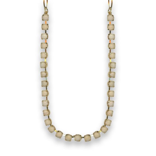 Necklace by Mariana Timeless Riverstone Mineral Swarovski Crystals