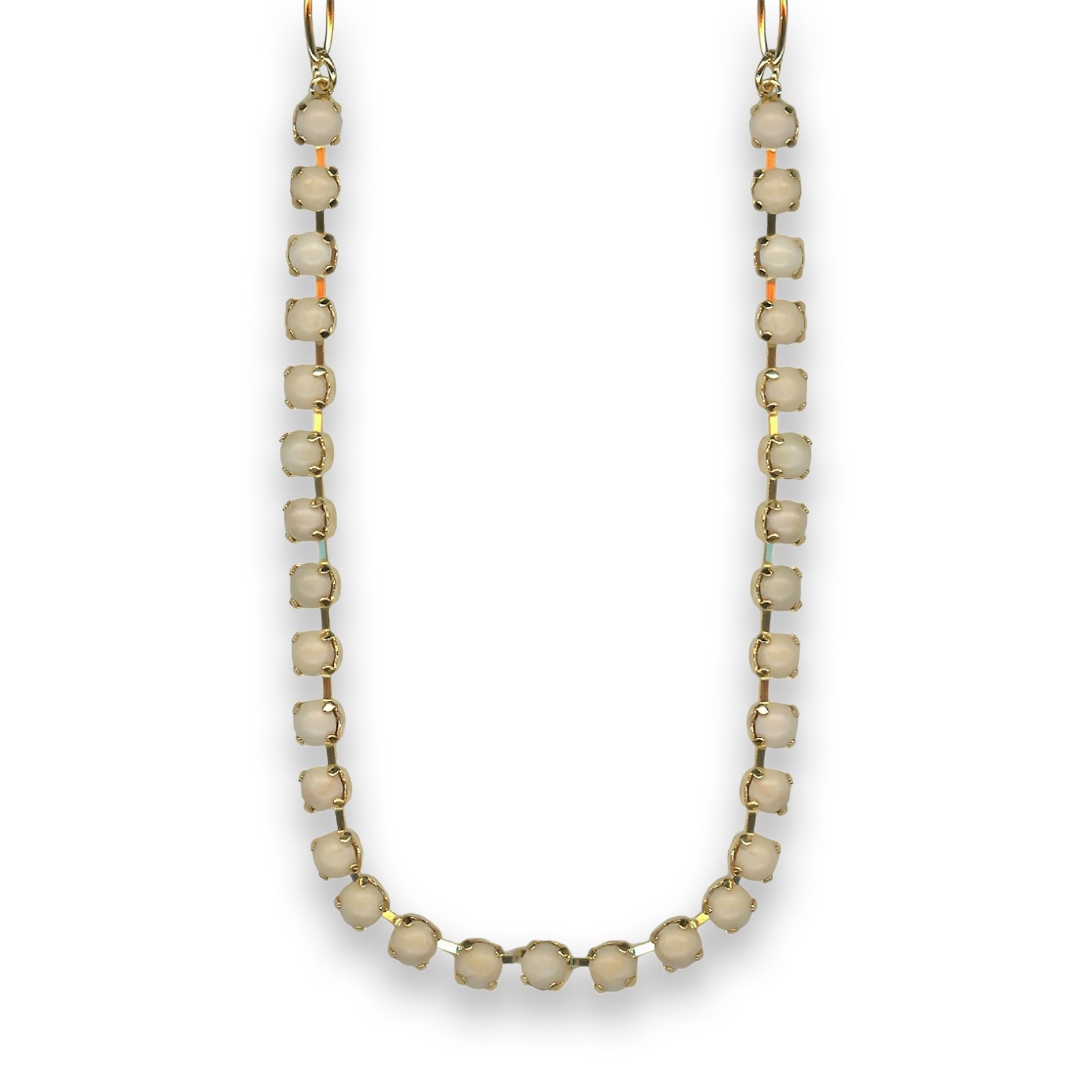 N-3430-M73M73-YG (1) Necklace by Mariana Timeless Riverstone Mineral Swarovski Crystals - Image 1