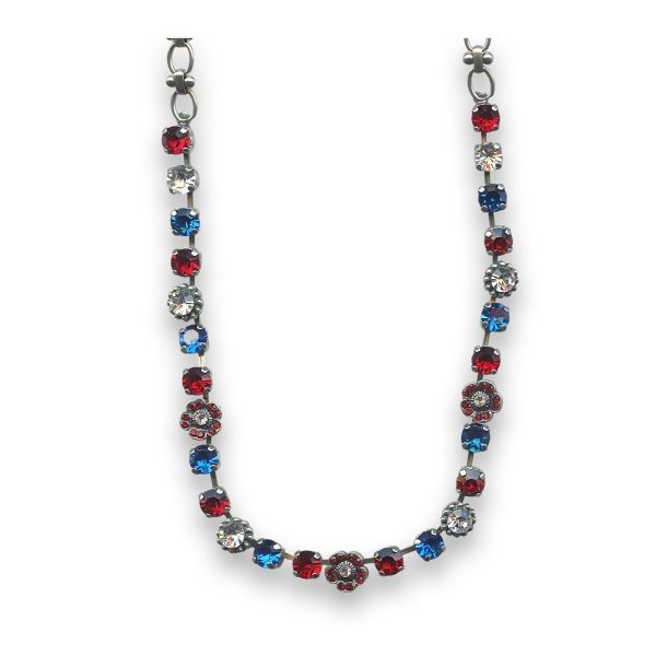 Necklace by Mariana My Treasures Coll. Exquisite Capri and Siam Swarovski Crystals