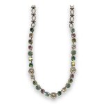 Necklace by Mariana Nostalgia Coll. Adorable Citrine and Amethyst Swarovski Crystals - Image 3