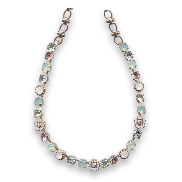 Necklace by Mariana Nirvana Coll. Charming Opal and Rose Swarovski Crystals