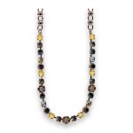 Necklace by Mariana My Butterfly Coll. Elegant Sunshine and Black Diamond Swarovski Crystals
