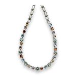 Necklace by Mariana My Treasures Coll. Fab Topaz and Opal Swarovski Crystals - Image 3