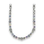 Necklace by Mariana Summer 2023 Coll. Glitzy AB and Clear Swarovski Crystals - Image 3