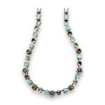 Necklace by Mariana Icons Coll. Timeless Turquoise and Opal Swarovski Crystals - Image 3