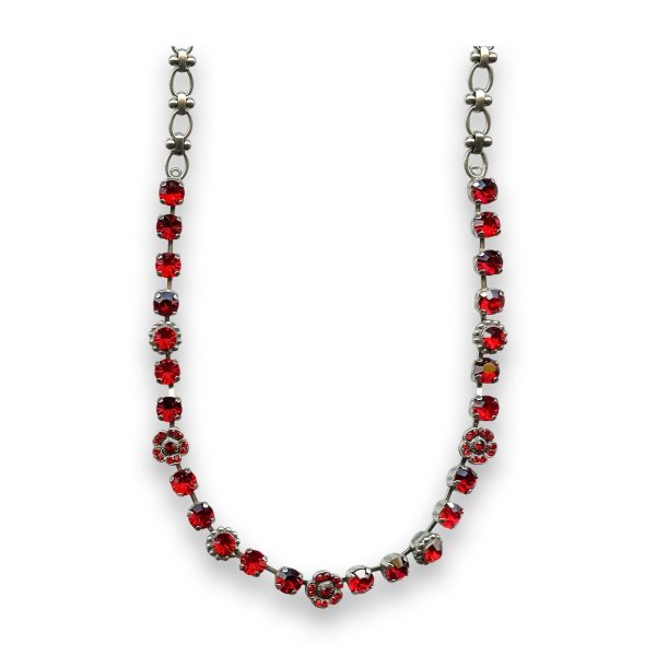Necklace by Mariana My Treasures Coll. Classy Siam Swarovski Crystals