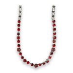Necklace by Mariana My Treasures Coll. Classy Siam Swarovski Crystals - Image 3