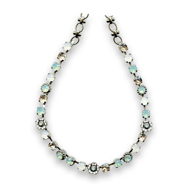 Necklace by Mariana Nirvana Coll. Beautiful Topaz and Opal Swarovski Crystals