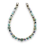 Necklace by Mariana Nirvana Coll. Gorgeous Aquamarine and Turquoise Swarovski Crystals - Image 2