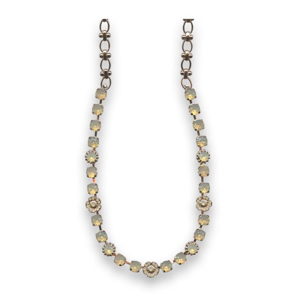 Necklace by Mariana My Treasures Coll. Charming Sand Opal Swarovski Crystals