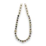 Necklace by Mariana Songbook Coll. Glamorous Jet and Topaz Swarovski Crystals - Image 3