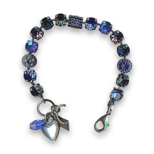 Bracelet By Mariana Woman Gorgeous Montana Blue and Sapphire Swarovski Crystals