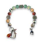 Bracelet by Mariana Alluring Peach and Opal Swarovski Crystals