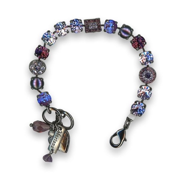 Bracelet by Mariana Glamorous Lilac and Amethyst Swarovski Crystals