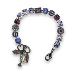 Bracelet by Mariana Glamorous Lilac and Amethyst Swarovski Crystals - Image 3