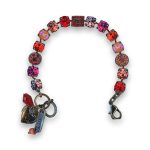Bracelet by Mariana Stunning Fuchsia and Orange Swarovski Crystals - Image 3
