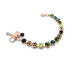 Bracelet By Mariana Woman Glamorous Golden Shadow and Indicolite Swarovski Crystals - Image 3