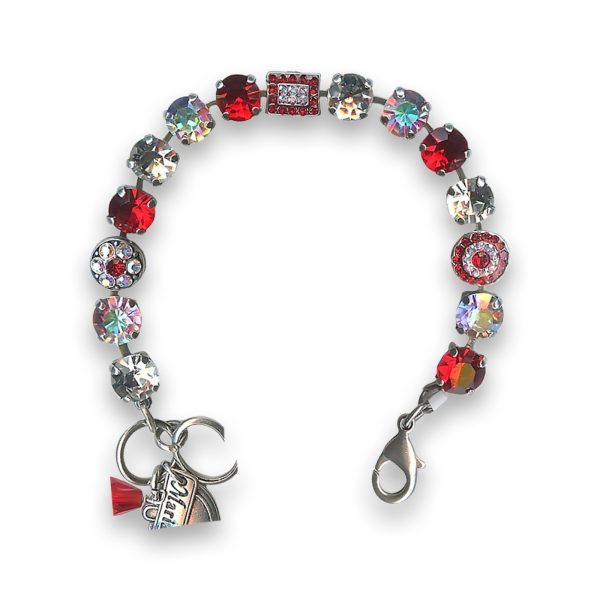 Bracelet by Mariana Stunning Siam and AB Swarovski Crystals