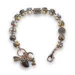 Bracelet by Mariana Fab Golden and Black Diamond Swarovski Crystals - Image 2