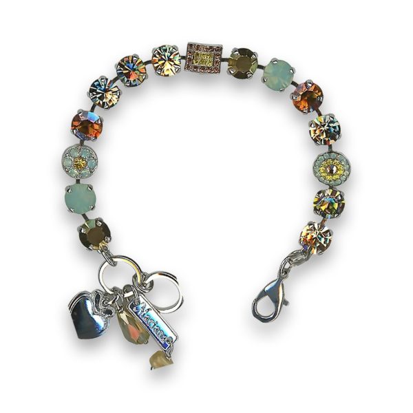 Bracelet by Mariana Beautiful Champagne and Opal Swarovski Crystals