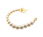 Bracelet By Mariana Woman Beautiful 15 Cream Pearl Swarovski Crystals