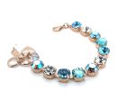 Bracelet By Mariana Woman Adorable Aquamarine and Clear Swarovski Crystals - Image 3