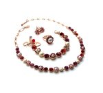 Jewelry Set By Mariana Woman Necklace, Bracelet, Earrings and Ring Swarovski Crystals - Image 3