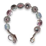 Bracelet by Mariana Woman Exquisite Rose and Opal Swarovski Crystals - Image 3
