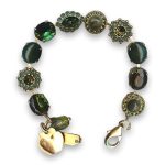 Bracelet by Mariana Woman Elegant Olivine and Emerald Swarovski Crystals - Image 3