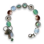 Bracelet by Mariana Woman Adorable Peach and Opal Swarovski Crystals - Image 2