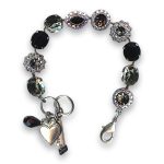Bracelet by Mariana Woman Glamorous Jet and AB Swarovski Crystals - Image 3