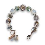 Bracelet by Mariana Woman Gorgeous Peridot and Opal Swarovski Crystals - Image 2