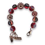 Bracelet by Mariana Woman Stunning Siam and Ruby Swarovski Crystals - Image 2