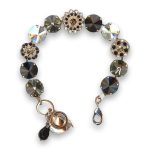 Bracelet by Mariana Woman Exquisite Jet and Moonlight Swarovski Crystals - Image 2