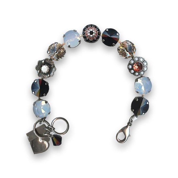 Bracelet by Mariana Alluring Jet and Opal Swarovski Crystals