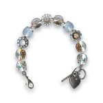 Bracelet by Mariana Timeless Golden and Opal Swarovski Crystals