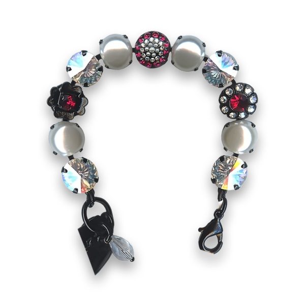 Bracelet by Mariana Shimmering AB and Pearl Swarovski Crystals