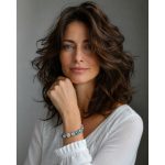 Bracelet by Mariana Beautiful Moonlight and Aquamarine Swarovski Crystals - Image 4