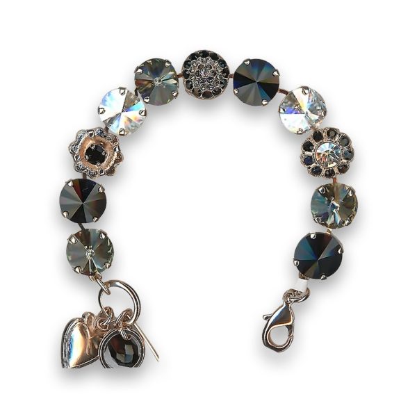 Bracelet by Mariana Luxurious Jet and Black Diamond Swarovski Crystals