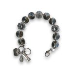 Bracelet by Mariana Elegant Black Diamond and AB Swarovski Crystals - Image 2