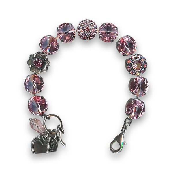 Bracelet by Mariana Lovely Light Rose Swarovski Crystals