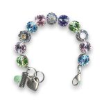 Bracelet by Mariana Lovely Rose and Amethyst Swarovski Crystals - Image 3