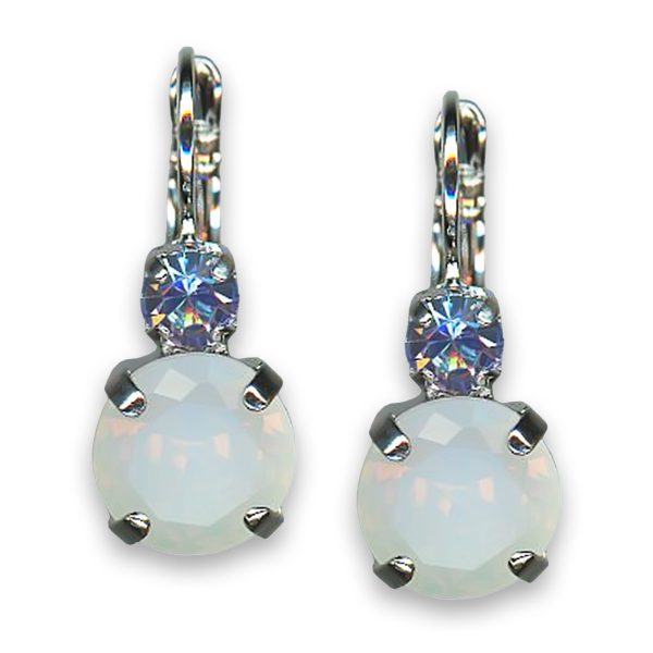 Earrings by Mariana Woman Charming Opal and Vitral Swarovski Crystals