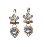 Earrings by Mariana Woman Elegant AB and Pearl Swarovski Crystals