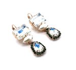 Earrings By Mariana Woman Luxurious Moonlight and Pearl Swarovski Crystals - Image 3