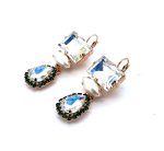Earrings By Mariana Woman Luxurious Moonlight and Pearl Swarovski Crystals
