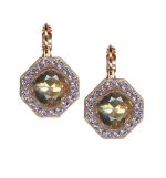 Earrings by Mariana Woman Gorgeous Violet and Jonquil Swarovski Crystals