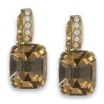 Earrings by Mariana Woman Stunning Silk and Opal Swarovski Crystals