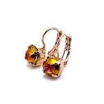 Earrings By Mariana Woman Alluring Astral Pink Swarovski Crystals